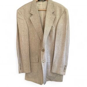 Vintage Lands' End Beige Sport Coat